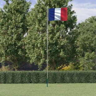 Flaga Francji z masztem, 6,23 m, aluminium  Lumarko! - Flagi i akcesoria - miniaturka - grafika 1