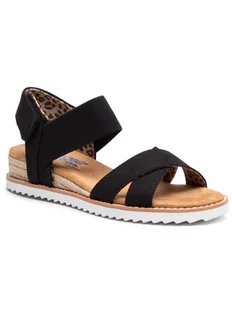Skechers Espadryle Secret Picnic 33386/Blk Czarny - Espadryle damskie - miniaturka - grafika 1