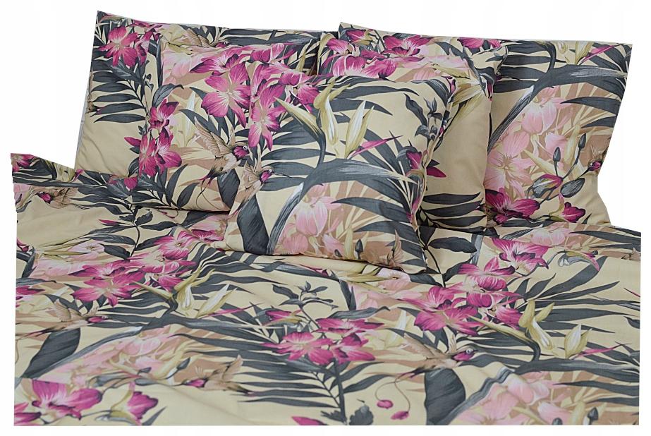 Komplet Pościeli Bawełnianej 200x220 Dwustronna Poduszki 70X80 Bawełna 100%