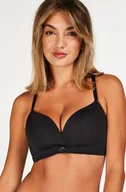 Biustonosze - Hunkemöller Usztywniany biustonosz bez fiszbin Czarny - miniaturka - grafika 1