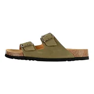 Sandały męskie - Scholl Julien, sandały męskie, Khaki, 42 EU, Khaki, 42 EU - miniaturka - grafika 1