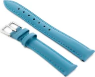 Akcesoria do smartwatchy - Pasek skórzany do zegarka W94 - jasnoniebieski - 16mm - miniaturka - grafika 1