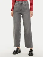 Spodnie damskie - Tommy Hilfiger Jeansy WW0WW42795 Szary Straight Fit - miniaturka - grafika 1