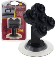 Uchwyty samochodowe do telefonów - ZZ1 UCHWYT SAMOCHODOWY NA TELEFON Z PRZYSSAWKAMI NA SZYBĘ REGULOWANY OBROTOWY - miniaturka - grafika 1