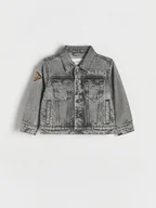 Kombinezony dla dzieci - Reserved - Kurtka jeansowa - szary - miniaturka - grafika 1