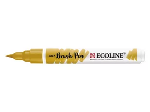 Talens PISAK ECOLINE BRUSH PEN: 407 DEEP OCHRE 11504070 - Kredki, ołówki, pastele i pisaki - miniaturka - grafika 1