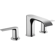 Baterie umywalkowe - Hansgrohe 75033000 Vivenis 3-otworowa bateria umywalkowa 90 z kompletem odp$126ywowym chrom - miniaturka - grafika 1