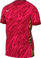 Koszulki męskie - Nike Męski top z krótkim rękawem M Nk Df Gardien V Gk JSY Ss, Laser Crimson/University Red/White, FD7482-644, XS - miniaturka - grafika 1