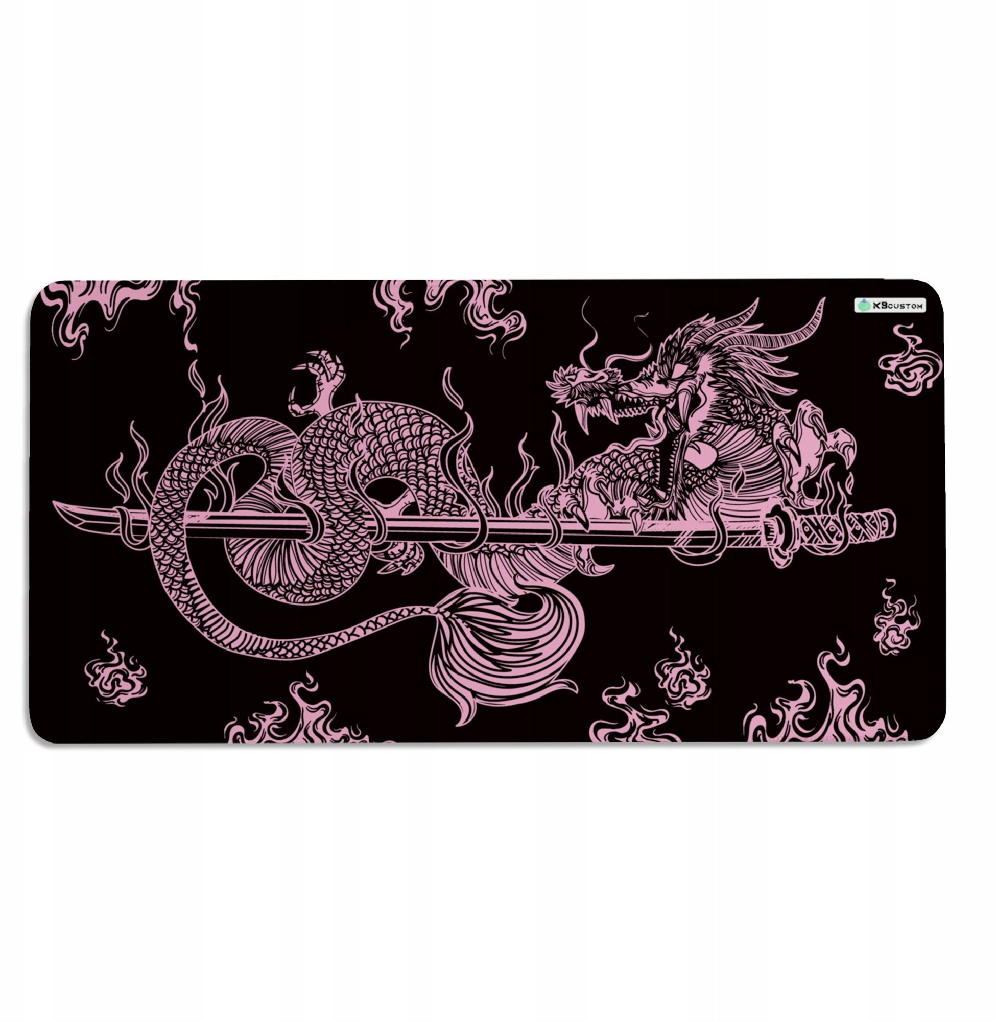 Podkładka KBcustom DUŻA PODKŁADKA MATA POD MYSZKĘ MYSZ 100x50 XXXL KBcustom Biurko Dragon 21