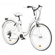 Rowery - Dawstar Rower miejski Citybike S7B 28 cali damski Biały 2022 - miniaturka - grafika 1