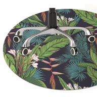 Podnóżki, podpórki, podkładki - Mata na podłogę pod krzesło Tropikalna dżungla fi100 cm - miniaturka - grafika 1