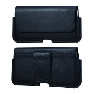 Holster Premium Leather kabura do paska uniwersalne etui na telefon do 6.7 Cala (rozm. XL) - Etui i futerały do telefonów - miniaturka - grafika 1