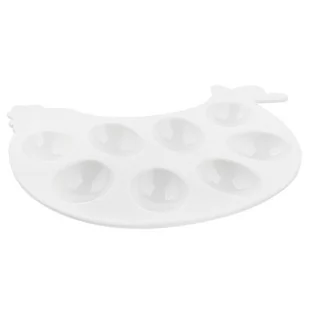 Talerz porcelanowy do jaj Florina Kurka 26,5 x 20,5 x 2 cm - Talerze - miniaturka - grafika 1