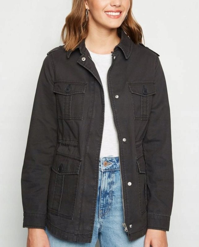 New Look Damska Kurtka Jeansowa Casual 36 1z9d2_b* Eu 36 Uk 8 1_9