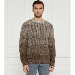 BOSS BLACK Sweter H-Ezrano Regular Fit z dodatkiem wełny i kaszmiru - Swetry męskie - miniaturka - grafika 1