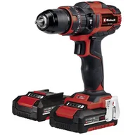 Wiertarko-wkrętarki akumulatorowe - Einhell wiertarko wkrętarka akumulatorowa TE CD 18/40 Li i 2× 2,0 Ah) + 64 częściowy zestaw 4513992) - miniaturka - grafika 1