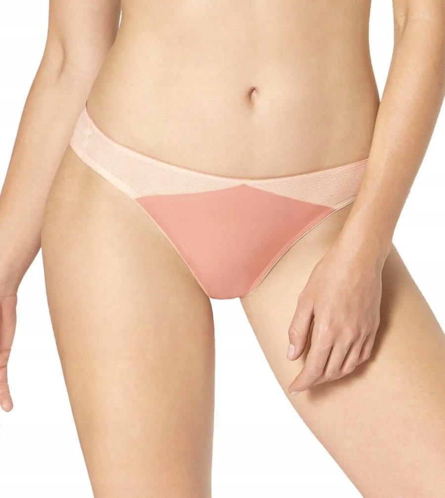 Majtki SLOGGI Oxygene Infinite Mini XS Pudrowy Róż Beż Bezszwowe