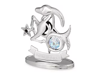 Crystocraft, miniaturka-figurka chromowana Swarovski ZNAK ZODIAKU/Koziorożec, chrom - Figurki dekoracyjne - miniaturka - grafika 1