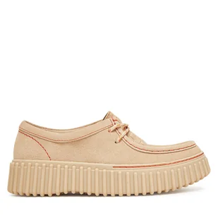Półbuty Clarks Torhill Bee 26181191 Écru - Półbuty damskie - miniaturka - grafika 1