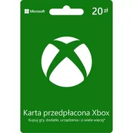 Kody i doładowania cyfrowe - Microsoft Kod podarunkowy Xbox 20 PLN - miniaturka - grafika 1