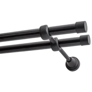 Karnisz DECASTYL Luna Podwójny 400 cm Czarny - Karnisze - miniaturka - grafika 1