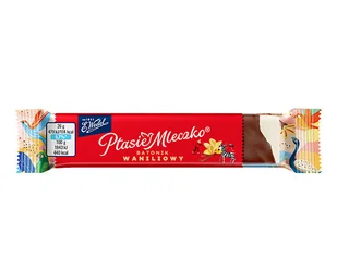 E.Wedel, batonik waniliowy Ptasie Mleczko, 26 g - Batoniki - miniaturka - grafika 1