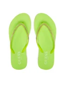 Klapki i japonki damskie - Guess Japonki E5GZ05BB00F Zielony - miniaturka - grafika 1