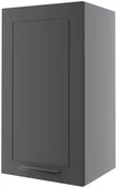 Meble kuchenne - Bergamo Szafka Wisząca Zakończeniowa W2/40 Grafit Mat - miniaturka - grafika 1