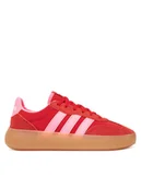 Buty dla dziewczynek - adidas Sneakersy Barreda Decode JR0759 Czerwony - miniaturka - grafika 1