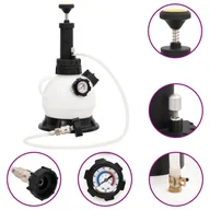 Akcesoria pneumatyczne - vidaXL Zestaw do odpowietrzania hamulców, biało-czarny, 2 L - miniaturka - grafika 1