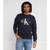 Bluzy męskie - CALVIN KLEIN JEANS Bluza CORE MONOLOGO | Regular Fit - miniaturka - grafika 1