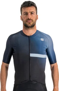 Sportful Bomber Jersey Men, czarny/niebieski L 2022 Koszulki kolarskie - Koszulki rowerowe - miniaturka - grafika 1