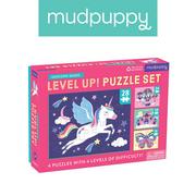 Puzzle - Puzzle progresywne Magia jednorożców 16, 20, 24 i 28 elementów 3+ Mudpuppy - miniaturka - grafika 1