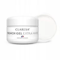 Żele do paznokci - Claresa French Gel Extra White 30g Żel Budujący - miniaturka - grafika 1