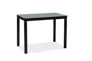 Signal STÓŁ GALANT CZARNY 100x60 SZKŁO/METAL GALANTC100X60 - Stoły - miniaturka - grafika 1