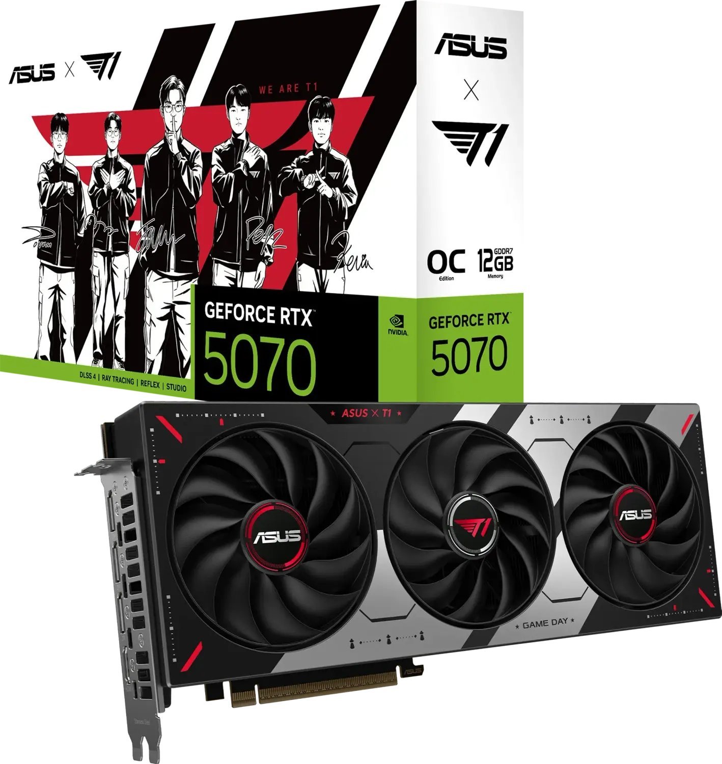 Asus T1 GeForce RTX 5070 OC 12GB GDDR7 GAMING 90YV0M1G-M0NA00