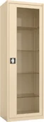 Meble i wyposażenie gabinetów medycznych - MD/1s.1015 szafa lekarska 1-skrzydłowa 1-komorowa beżowa - miniaturka - grafika 1
