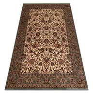 Dywany - Dywan wełniany KASHQAI 4362 101 ornament beż / zielony beżowy 200x300 cm - miniaturka - grafika 1