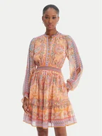 Sukienki - Hale Bob Sukienka letnia Eleanora 5YTK662A Pomarańczowy Regular Fit - miniaturka - grafika 1