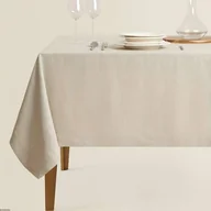 Obrusy i serwetki - Kwadratowy obrus ciepły beż jednolity gabardyna - miniaturka - grafika 1