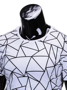 T-shirt - biały S817 - Koszulki męskie - miniaturka - grafika 2