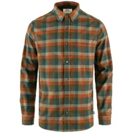 Koszulki sportowe męskie - Koszula męska Fjällräven Lappland Stretch Flannel Shirt M Rozmiar: XXL / Kolor: zielony/brązowy - miniaturka - grafika 1