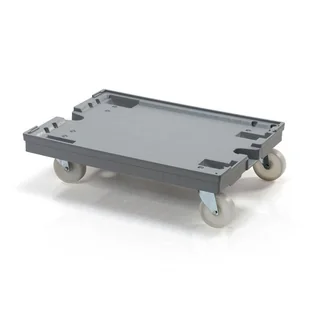 B2B Partner Plastikowy wózek na skrzynki 800x600 mm 980500 - Wózki magazynowe - miniaturka - grafika 1