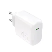 Ładowarki do telefonów - Ładowarka sieciowa Puro PROLITE 45W USB-C biała szybkie ładowanie PD - miniaturka - grafika 1