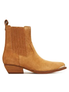 Guess Kowbojki FLTLN2 SUE10 Brązowy - Botki damskie - miniaturka - grafika 1