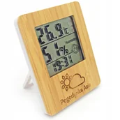 Stacje pogodowe - Bambusowa Stacja Pogodowa Meteo Grawer - miniaturka - grafika 1