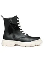 Buty dla dziewczynek - Geox Kozaki J Junette Girl J36HVG 000BC C9B1P S Czarny - miniaturka - grafika 1
