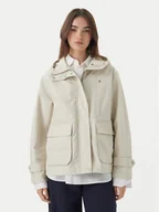 Kurtki damskie - Tommy Hilfiger Kurtka przejściowa Utility WW0WW48612 Beżowy jasny Relaxed Fit - miniaturka - grafika 1