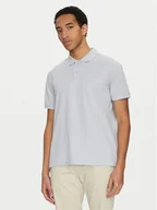 Koszulki męskie - Calvin Klein Polo K10K114475 Niebieski Regular Fit - miniaturka - grafika 1