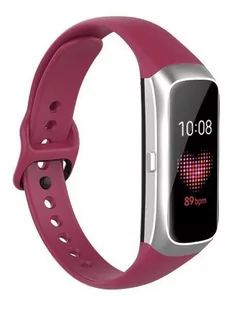 Opaska Pasek Bransoleta Smoothband Samsung Galaxy Fit R370 Bordowa - Akcesoria do smartwatchy - miniaturka - grafika 1